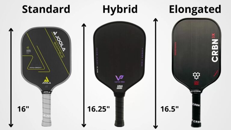Elongated Vs Hybrid Pickleball Paddle